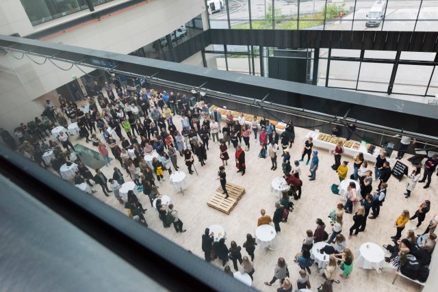 From an event at KMD's building  in Møllendal.