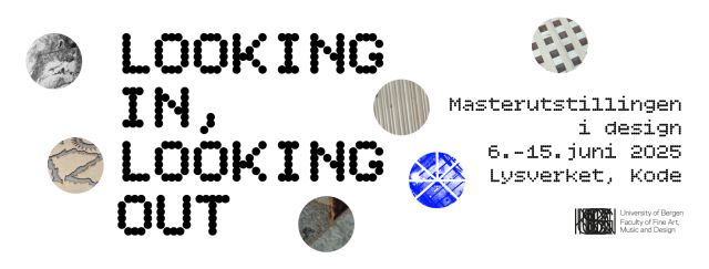 Poster for MA exhibition in Design 2025