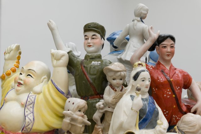 I carry my mother, her influences and their mothers’ / Stack of Chinas