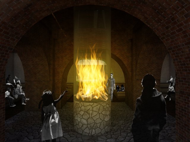 Culture exchange pavilion in By-stranden Bergen inspi­red by Persian art and culture 