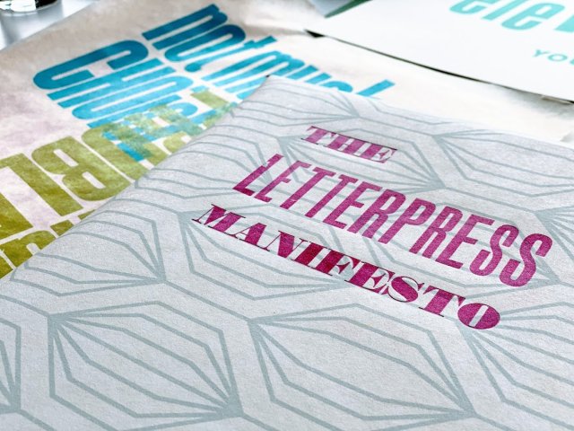 Letter­press as a Sustain­able medi­um of Visual Communi­cation 